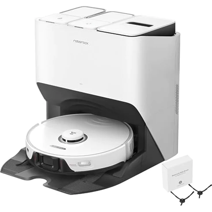 Roborock S8 Pro Ultra Saugroboter mit Sonic Mopping, selbstwaschend, selbstreinigend, selbsttrocknendes Dock mit 2 Seitenbürsten, EU-Version – Bild 1