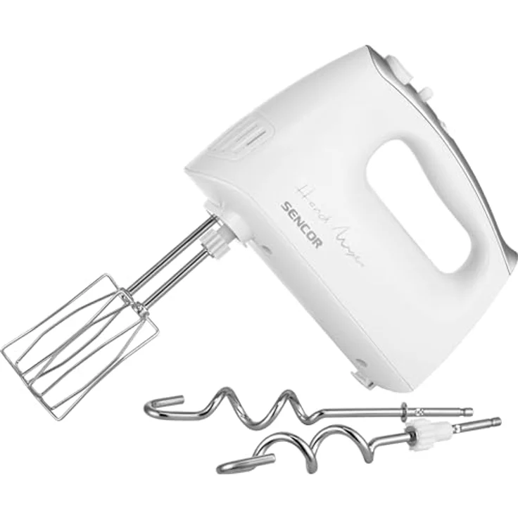 Handmixer mit Drehschale, 500 W, silberfarben – Bild 3