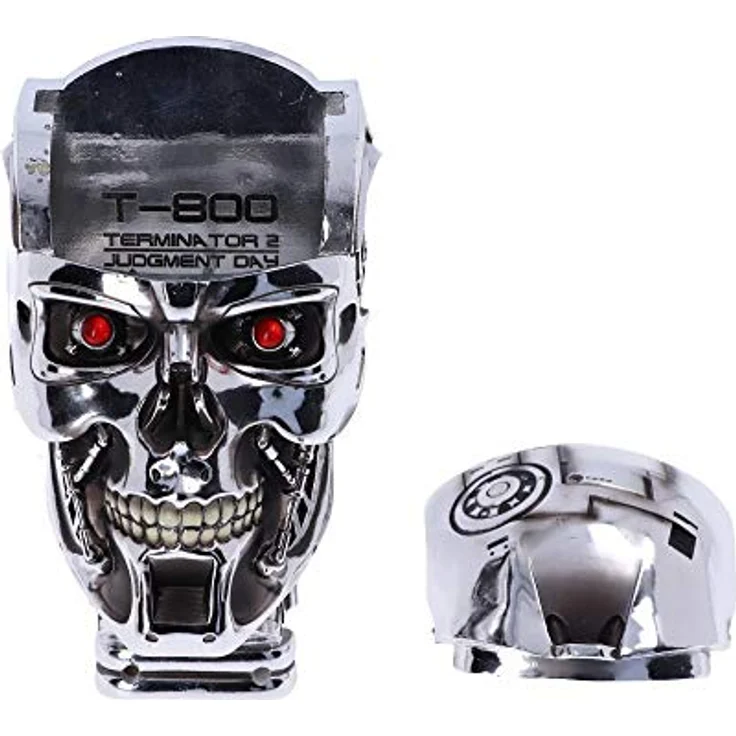 Nemesis Now T-800 Terminator 2 Judgement Day T2 Head Flaschenöffner, Polyresin, Silber, Einheitsgröße – Bild 3