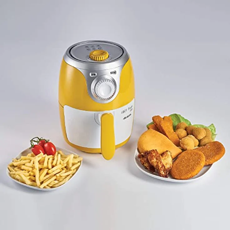 Ariete 4615GE HeißluftFritteuse-4615 HeißluftFritteuse, 1000, Kunststoff, 2 liters, gelb – Bild 3