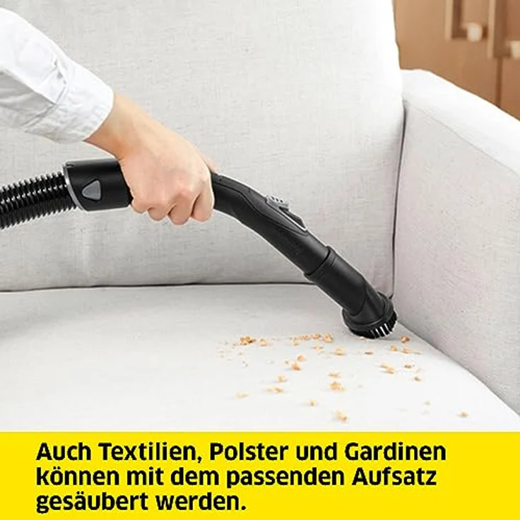 Kärcher Staubsauger VC 3 (beutellos, transparenter und auswaschbarer Schmutzbehälter, Komfortausstattung, hocheffizienter Hepa-Filter, filtert allergieauslösende Partikel, 700 Watt) – Bild 4