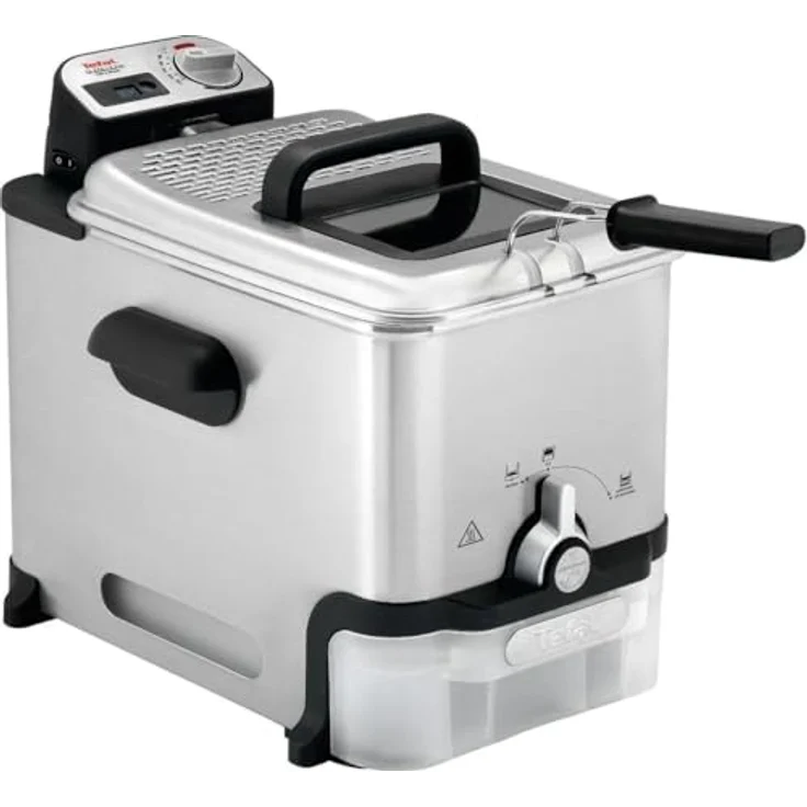 Tefal Fritteuse FR8041, Semiprofessionelle Fritteuse mit Öl-Filter und Oleoclean-Technologie – Bild 2