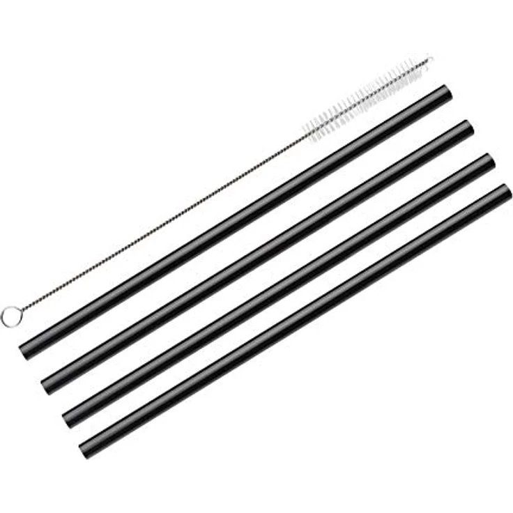 Cilio VETRO_KP0000150636 Trinkhalme, Schwarzes Glas – Bild 1