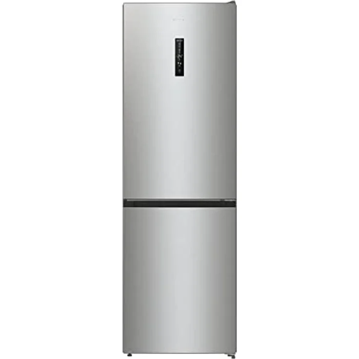 Gorenje NRK 61 CA2XL4Z Kühl-Gefrierkombination/NoFrostPlus/IonAir mit Multiflow 360° / Convert ZeroZone/AdaptTech/LED Display / 185 cm/Kühlteil 220 l/Gefrierteil 106 l/EEK: C/Edelstahl – Bild 1
