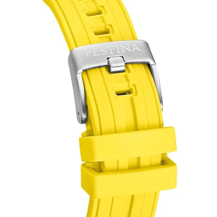 Festina Chrono Fahrraduhr F20755/5, Silikonarmband, robuste Sportuhr mit Stoppuhrfunktion – Bild 4