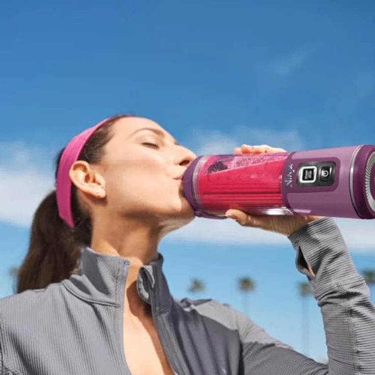 Ninja BC151EU, Standmixer mit Kitchen Blast Technologie, Violett – Bild 10