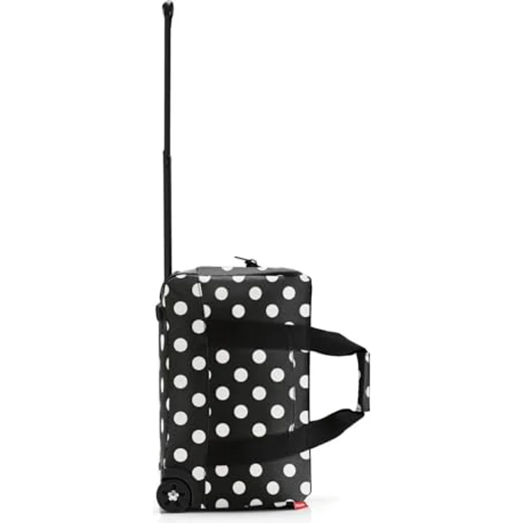 reisenthel allrounder Trolley frame dots white – Vielseitige Arzttasche auf Rollen für Reisen, Arbeit oder Freizeit – 2-stufiger Teleskopgriff, 2 leichtgängige Rollen – Bild 3