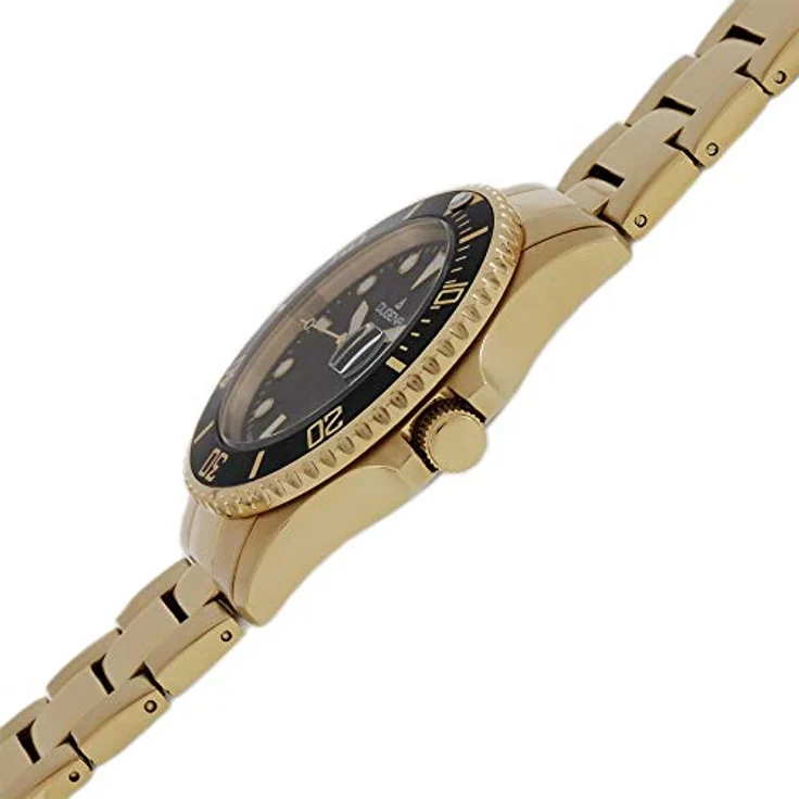 Dugena 4461010 Diver Herren Taucheruhr bis zu 30 ATM Goldfarben – Bild 4