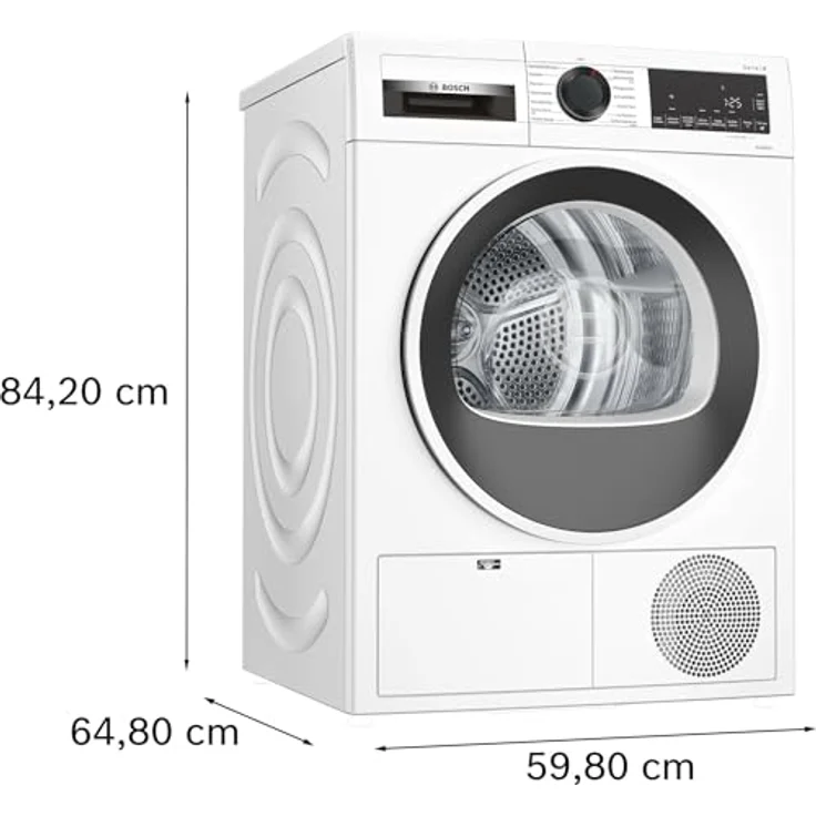Bosch WQG241000, Wärmepumpentrockner, A++, Fassungsvermögen 9 kg, Standgerät, Breite 59,8 cm – Bild 6