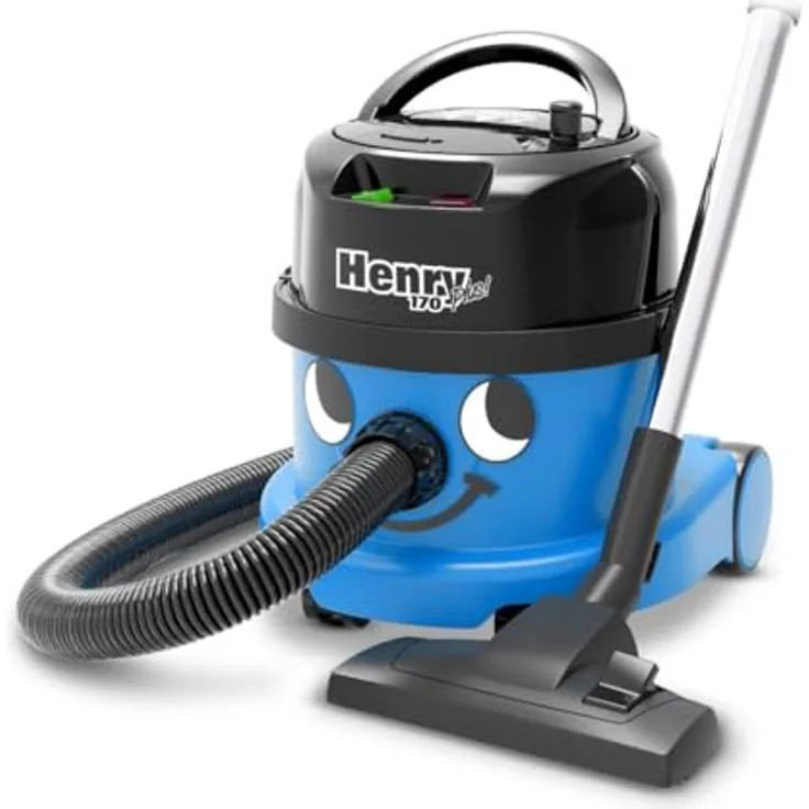 Numatic Trockensauger Henry 170 Plus, blau-schwarz, Energieeffizienzklasse A, inkl. Zubehörset, hohe Filterleistung (EPA E11)