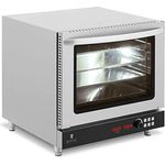 Royal Catering RCOV-03 Heißluftofen 2800 W Timer 3 Funktionen 4 Bleche Konvektomat Kombidämpfer Tischbackofen Heissluftbackofen - Preisvergleich