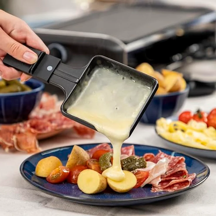 Princess Raclette Grill für bis zu 8 Personen - mit durchlaufender Grilplatte, 162840 – Bild 4