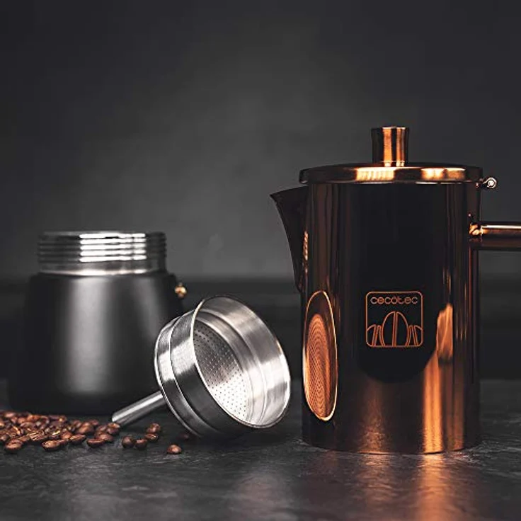 Italienische Kaffeemaschine Cecotec Cumbia Moking 100 ml-200 ml-300 ml Edelstahl - Kapazität: 100 ml – Bild 4