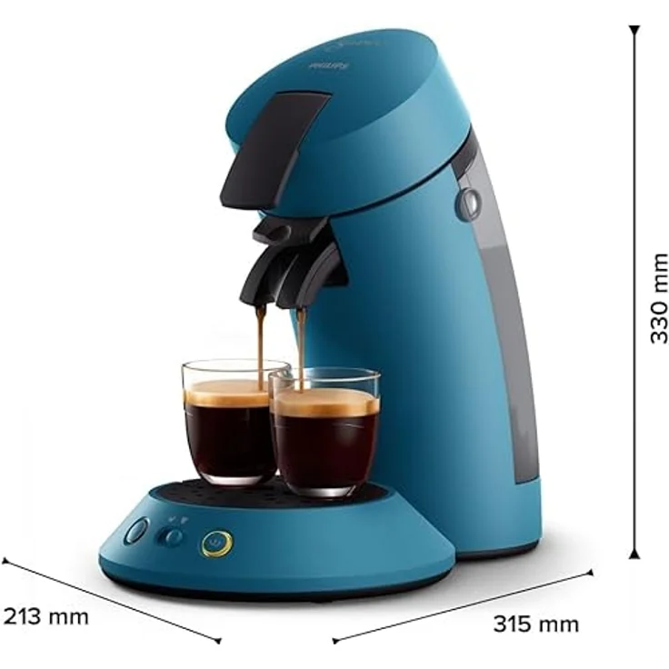 Philips SENSEO Kaffeemaschine, Kapselmaschine mit Kaffee Boost Technologie und Kaffeestärkewahl, Blau CSA210/00 – Bild 10