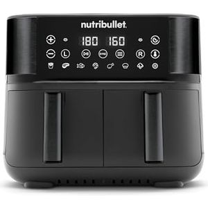 Bild für NutriBullet Twin Drawer Air Fryer 8L mit digitaler LED-Touchscreen