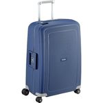 Samsonite S'Cure - Spinner M Koffer, 69 cm, 79 L, Blau (Dark Blue)