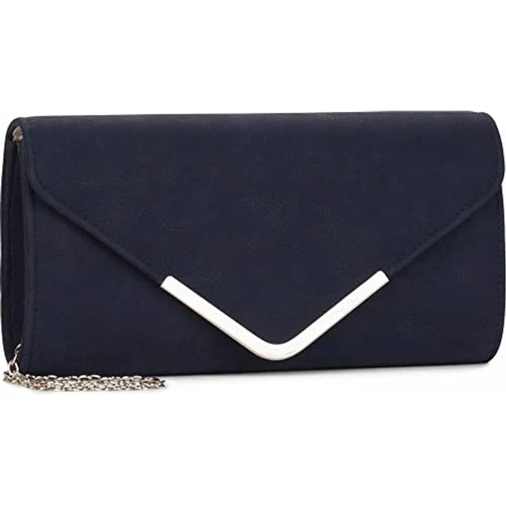 Tamaris Clutch Amalia, geräumige Umhängetasche mit Magnetverschluss, 26 cm, Black-Lack – Bild 2