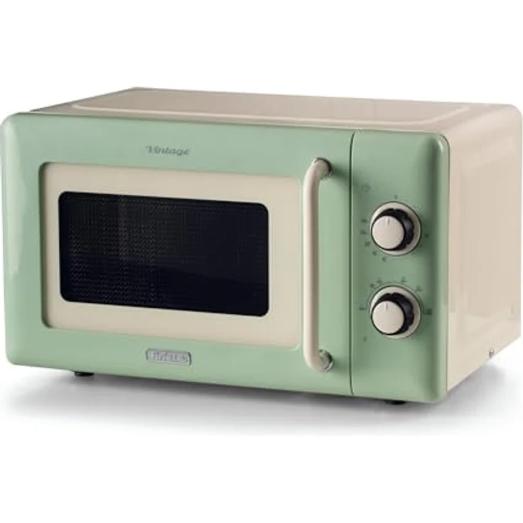 Ariete Mikrowelle Vintage 20 Liter, 800 Watt, 3-in-1-Funktionen, grün – Bild 1