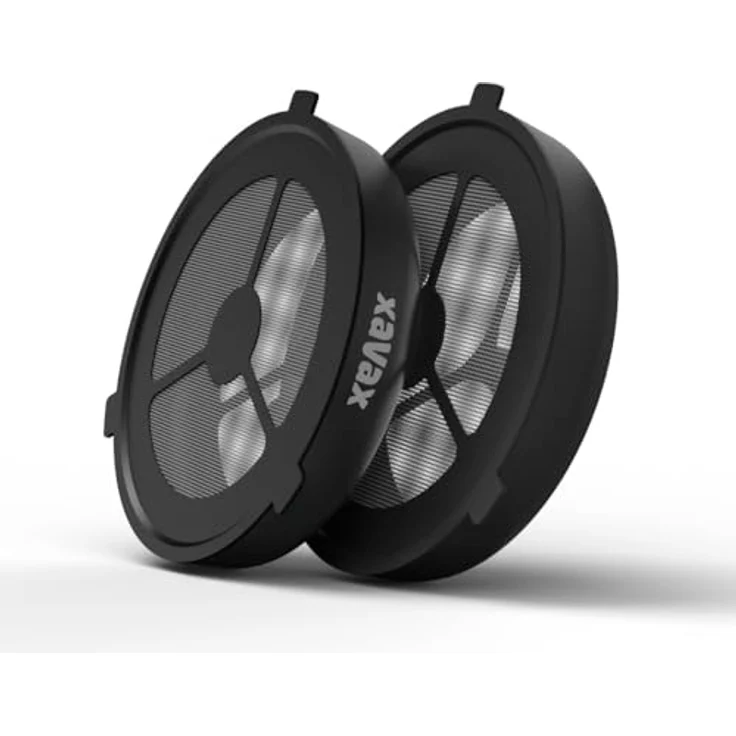 Xavax Dauerpad 2er Set (für Philips Senseo und baugleiche Kaffeepad-Maschinen, Pad-Filter für Kaffeepulver, loser Tee, Kaffeedauerpads wiederbefüllbar, spülmaschinengeeignete Kaffeefilter) schwarz – Bild 2