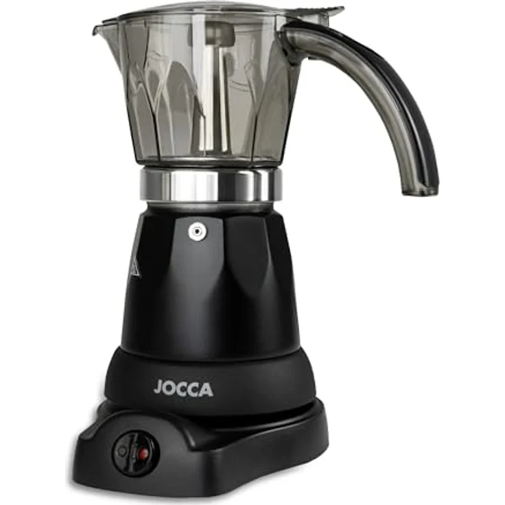 Jocca elektrische Espresso Kaffeemaschine, Espressokanne, Schwarz – Bild 1