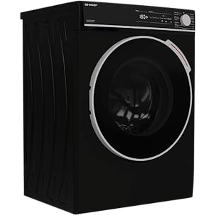 Sharp ES-NFH714CBNA-DE/A / 7 kg / 1400 U/min/Adanced Inverter Motor / 15 Programme inkl. 15 min Kurzprogramm/AquaStop/Schwarz – Bild 3