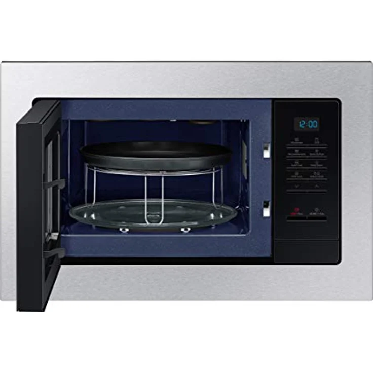 Samsung Mikrowelle mit Grill MG23A7013CT-EC, Einbaugerät, 23 Liter Garraum, 800 Watt, silber schwarz, Emaille – Bild 5