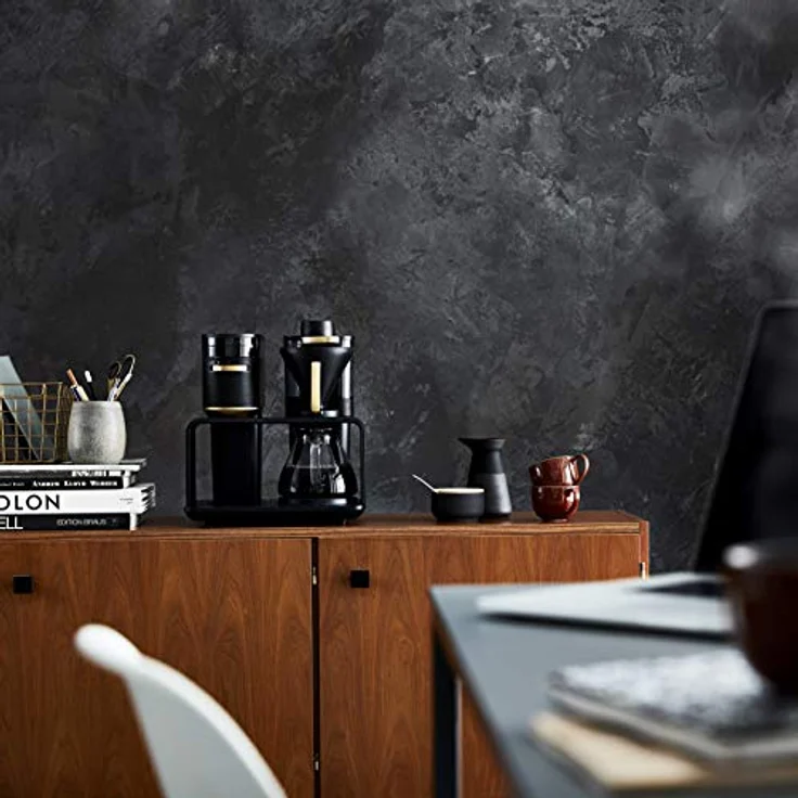 Melitta EPOS Filterkaffeemaschine mit Mahlwerk in Schwarz-Gold – Bild 6