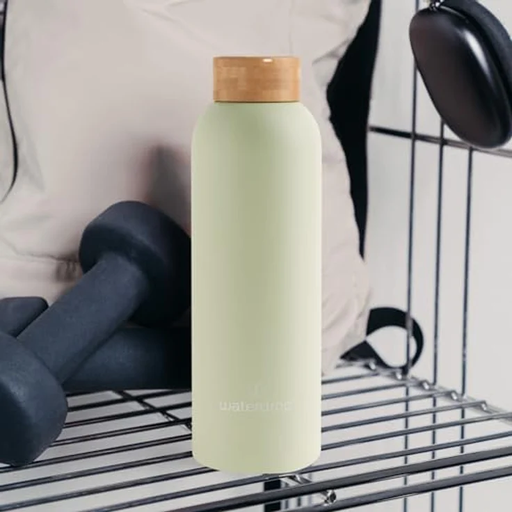 waterdrop® Steel Bottle 600ml, isolierte Edelstahl Trinkflasche, auslaufsicher, 24h kalt, 12h heiß, doppelwandig, bruchsicher, kohlensäuregeeignet – Bild 5