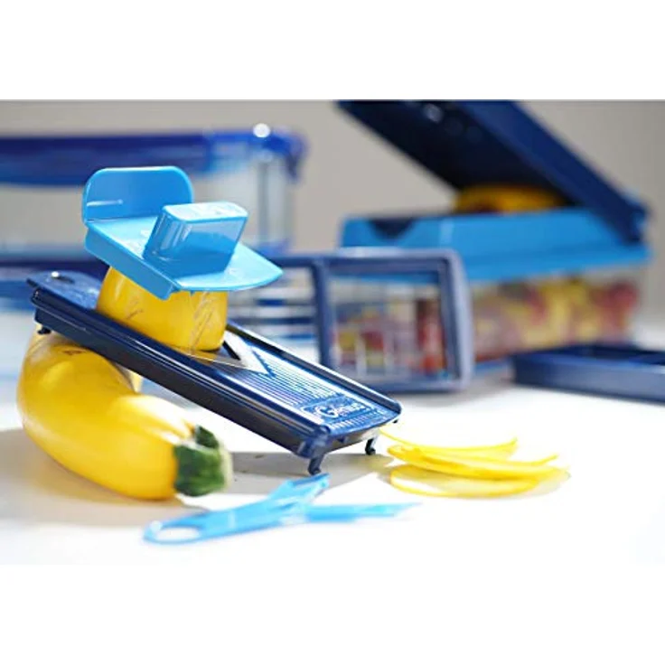 Nicer Dicer Smart, Set 14-tlg. : Blau – Bild 9