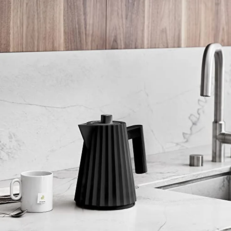 Alessi MDL06-1 B elektrischer Wasserkocher,  1 Liter, Harz, schwarz – Bild 5