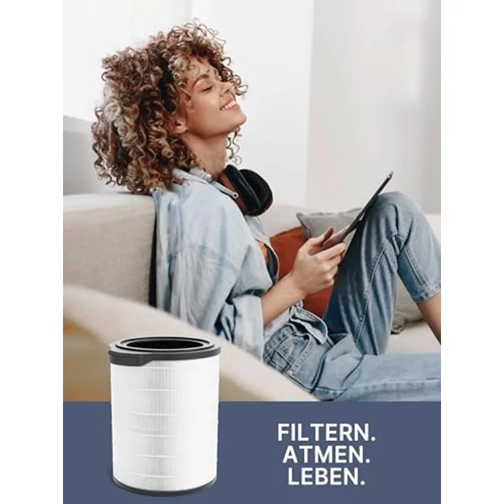 Comedes 2 Stück Ersatzfilter für Philips FY4440/30, kompatibel mit AC4236/10, Filtert Pollen, Hausstaub und Gerüche – Bild 4