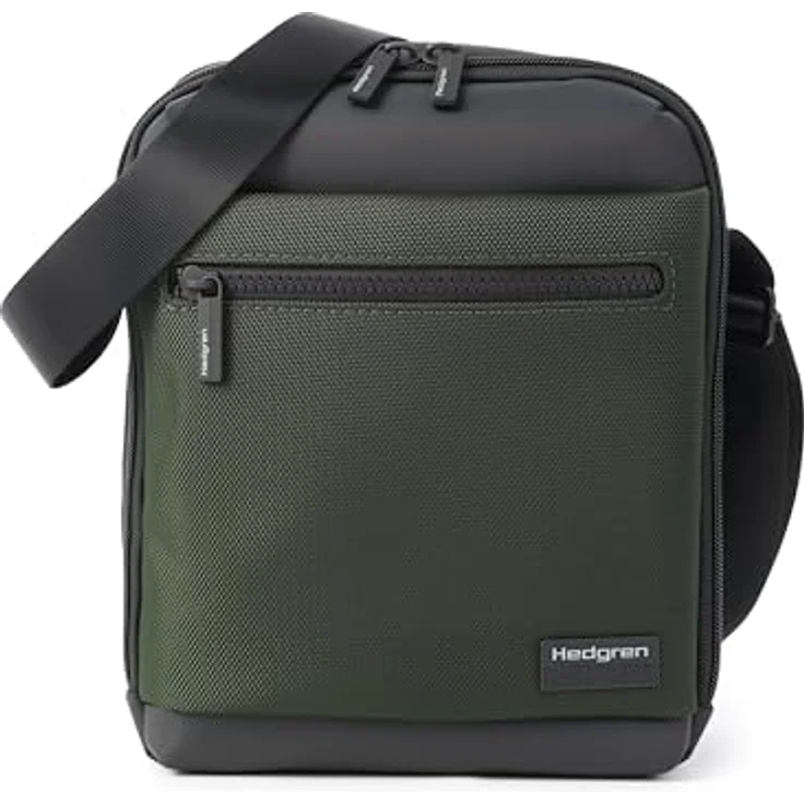 Hedgren Next Inc Umhängetasche mit RFID Schutz, 21 cm, grau, aus strapazierfähigem Polyester mit Tabletfach und abnehmbarem, verstellbarem Umhängeriemen – Bild 2
