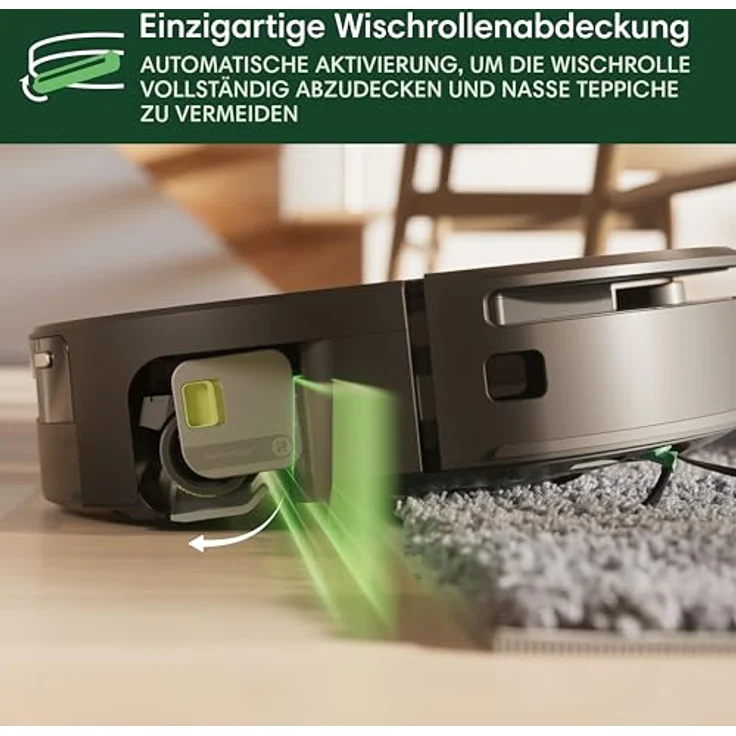 iRobot Roomba Max 705 Combo Vac, Staubsauger-Roboter mit AutoEmpty™ Dock, PerfectEdge-Technologie und 175x Saugkraft, Schwarz – Bild 10