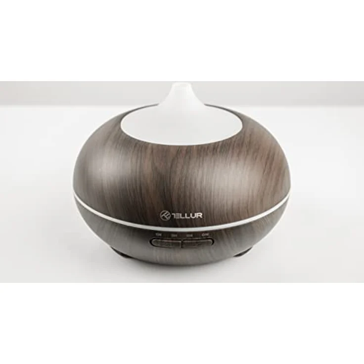 Tellur WiFi Smart Aromazerstäuber, 300ml, LED, Dunkelbraun, Ultraschallmechanismus, Fernsteuerung, Atmosphärische Beleuchtung – Bild 5