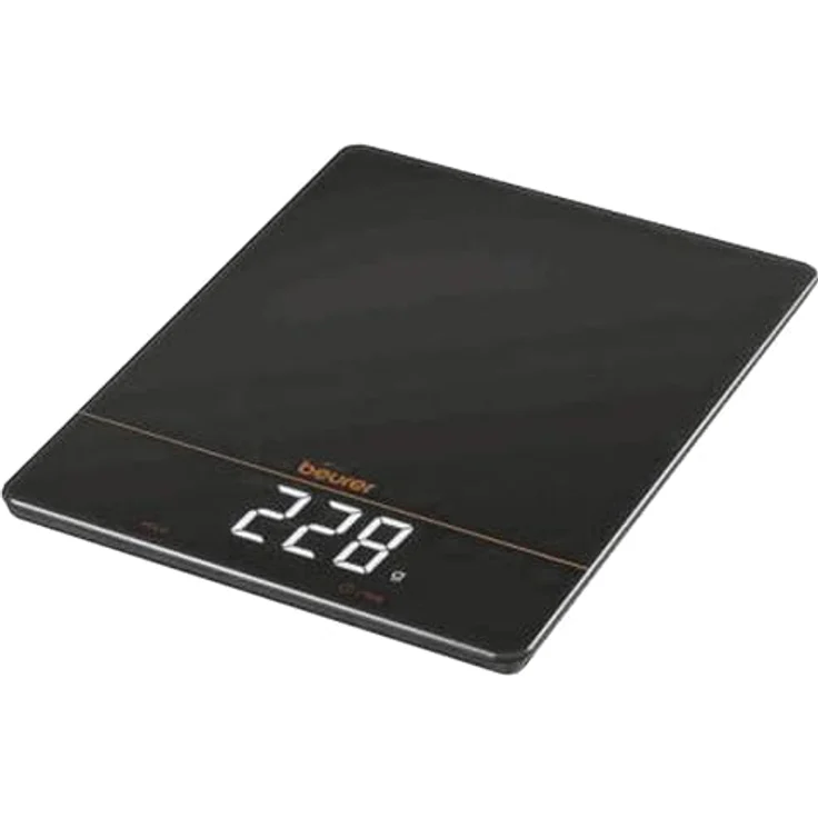 BEURER Küchenwaage KS 34 Küchenwaage XL Limited Edition 2024, digitale Edelstahl-Waage bis 15 kg, Tara-Zuwiegefunktion, Magic-LED Display – Bild 2