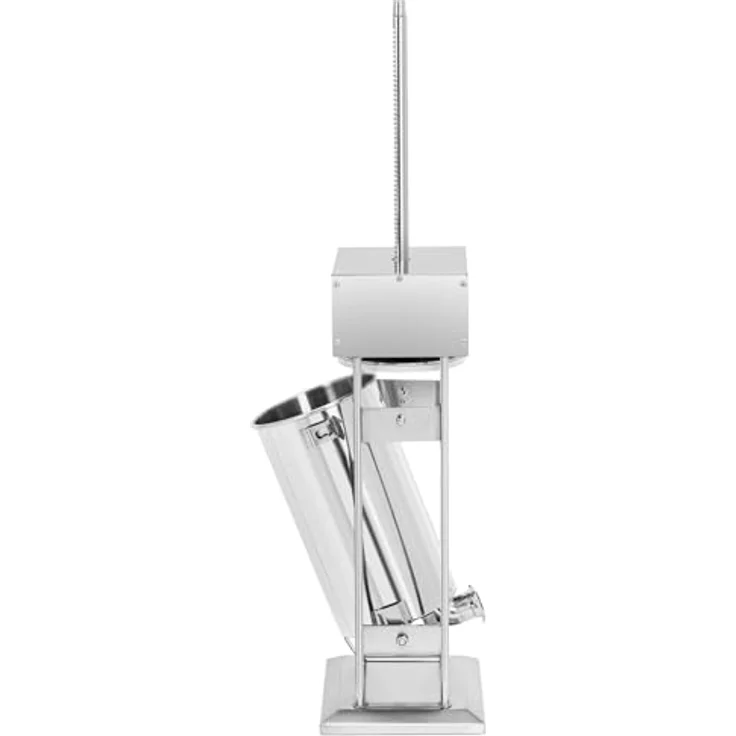 Royal Catering Wurstfüller RCSS-025E, elektrischer 25L Wurstfüller mit 350W Motor, Fußpedal und 4 Füllrohren, silbern – Bild 7