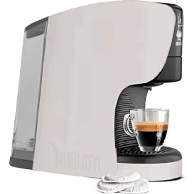 Bialetti DAMA Kaffeepadmaschine grau, leistungsstark und nachhaltig – Bild 1