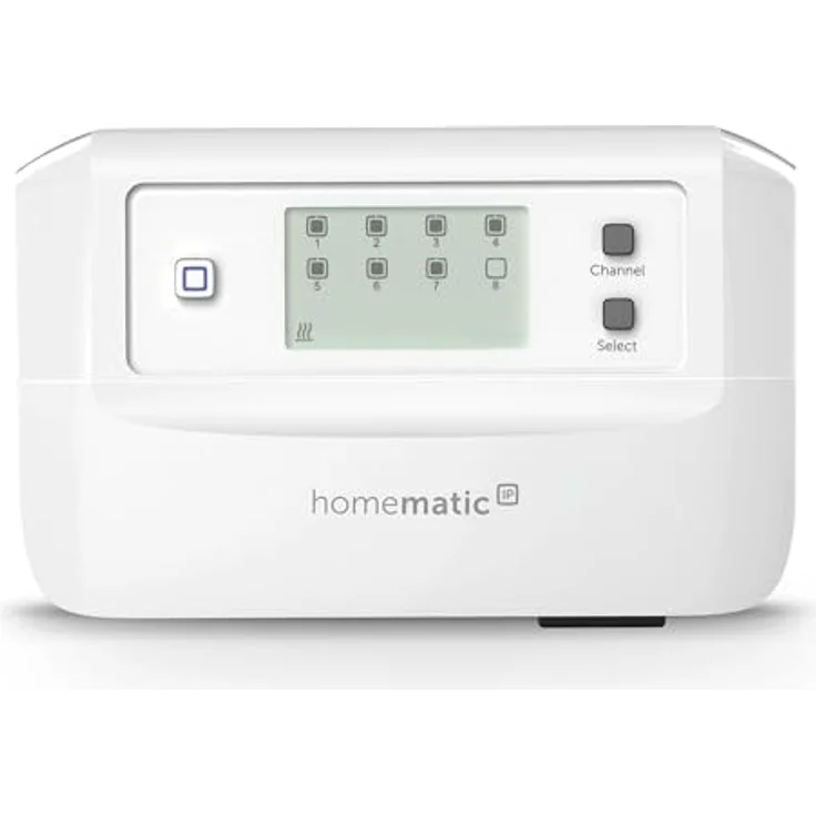 HomeMatic IP Fußbodenheizungscontroller 8 Kanäle, motorisch, digitale Steuerung mit App-Funktion, energiesparend, 161656A0 – Bild 1