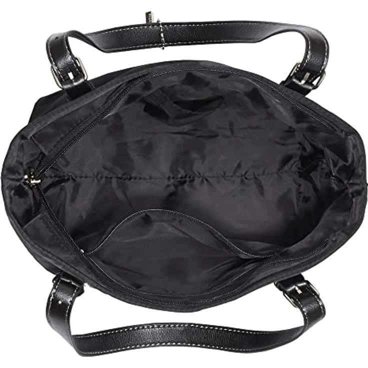 Picard Shopper Sonja - Shopper 38 cm Nylon, Feinnylon mit sportivem Lederoptikbesatz, blau – Bild 5