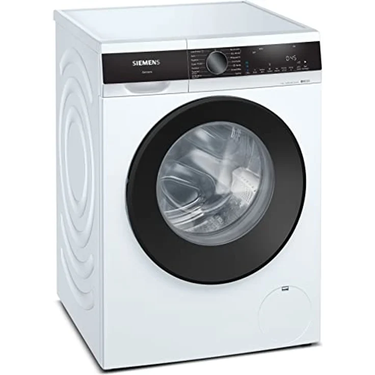 Siemens WG44G2F20 Waschmaschine iQ500, Frontlader mit 8kg Fassungsvermögen, 1400 UpM, speedPack L, i-Dos Dosierautomatik, Antiflecken System, Weiß, 60cm – Bild 1