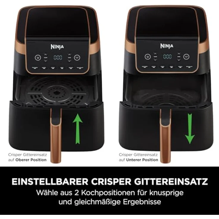 NINJA Fritteuse AF180EUDBCP Air Fryer MAX, Heißluftfritteuse mit 2000 Watt Leistung - schwarz – Bild 5