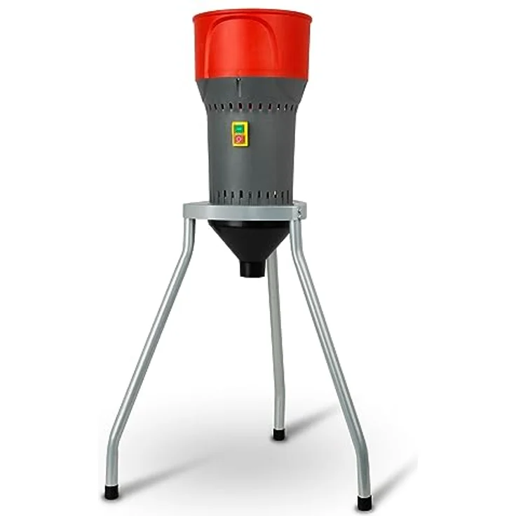 EBERTH Elektrische Getreidemühle, 1000 Watt mit 6L Einfülltrichter, 300 kg/h, Edelstahlklinge, 5 Siebe für präzisen Mahlgrad – Bild 1