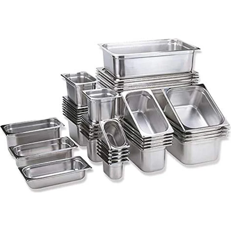 APS 81801 GN 2/4 Edelstahl Behälter, 53 x 16, 2 x 4 cm 2.4 ltr.… – Bild 2