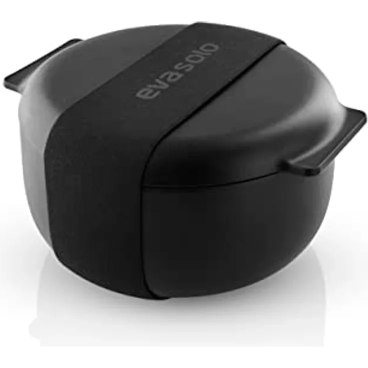 Eva Solo To Go Brotdose, Thermobehälter aus Edelstahl und Kunststoff, 0,75 L, schwarz