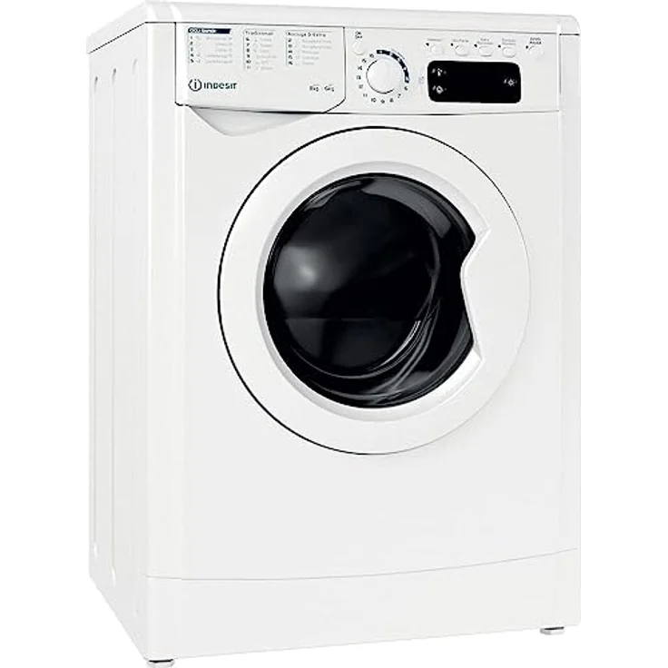 Indesit EWDE 861483 W IT N, Waschtrockner, Freistehend, Frontlader, 8 kg Waschkapazität, 6 kg Trockenkapazität, Weiß, mit Schnellprogrammen – Bild 1