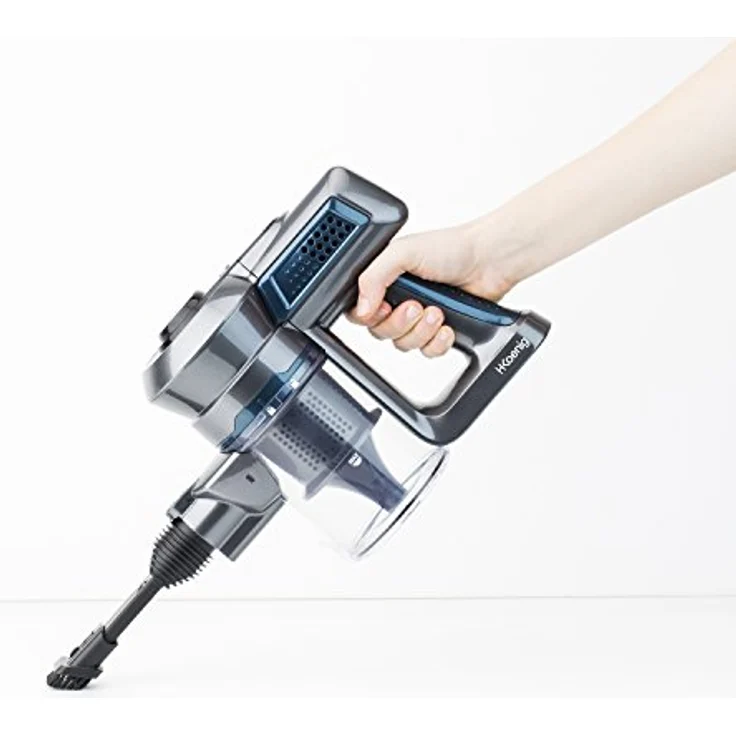 H.Koenig Kabelloser Handstaubsauger ohne Beutel UP680 - EasyClean - 2 Geschwindigkeiten - Leistungsstark - Kompakt - Leise - 100W - multifunktional für Haus, Auto und Büro – Bild 5