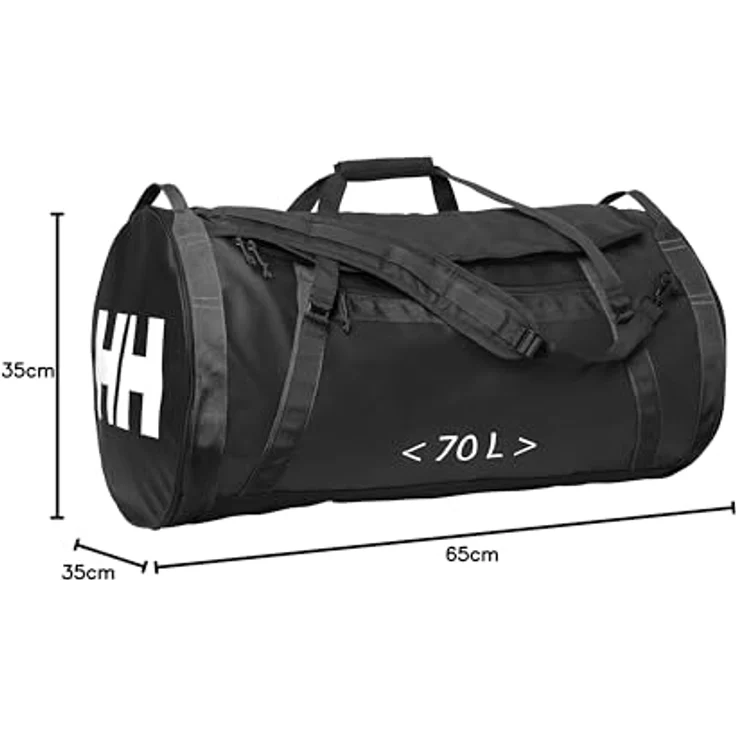 Helly Hansen Duffle Bag 2, Reisetasche 70L, 65 cm, schwarz, 100% Polyester – Bild 7