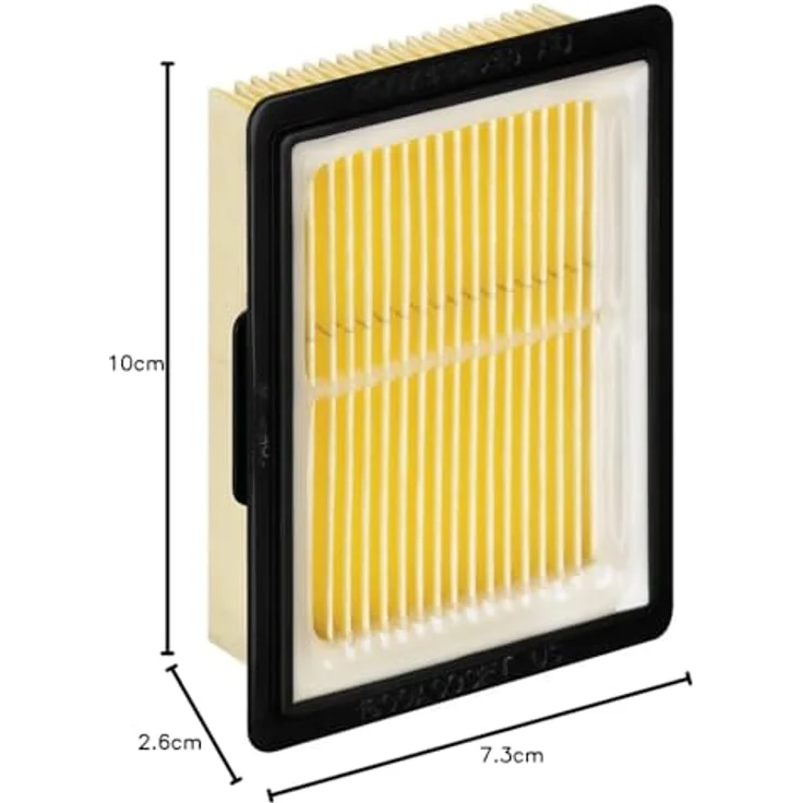 Bosch Professional 2607432046 Filtre à plis Faltenfilter für GAS 10,8V-LI, Noir, Jaune – Bild 5