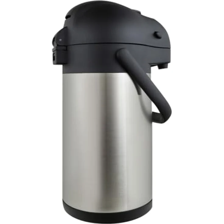 Metro Professional Airpot Pumpkanne 1,9 Liter Isolierkanne Thermoskanne Getränkespender auch für den gewerblichen Einsatz Edelstahl Kaffeekanne – Bild 3