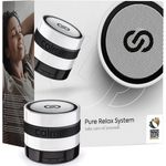 calmoo Beruhigungs- und Entspannungsgerät Tiefenentspannung - Pure Relax System, Schlafüberwachung, Timer, LED-Licht, weiß